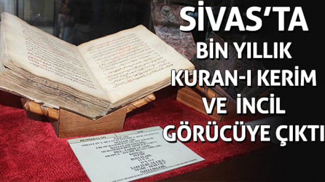 Ziyabey Kütüphanesinde bin yıllık Kuran-ı Kerim